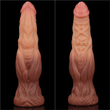 Load image into Gallery viewer, Lovetoy 9.5&#39;&#39; Dual layered Liquid Silicone Nature Cock