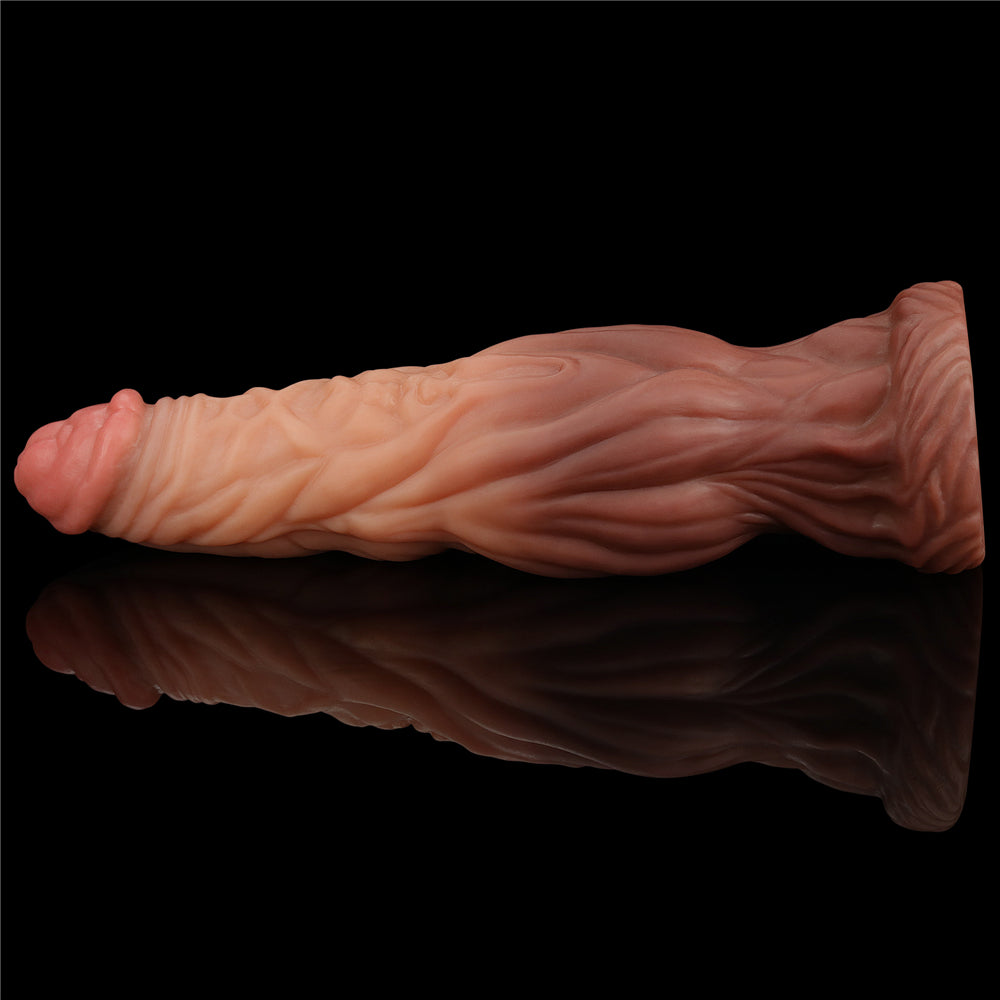 Lovetoy 9.5'' Dual layered Liquid Silicone Nature Cock