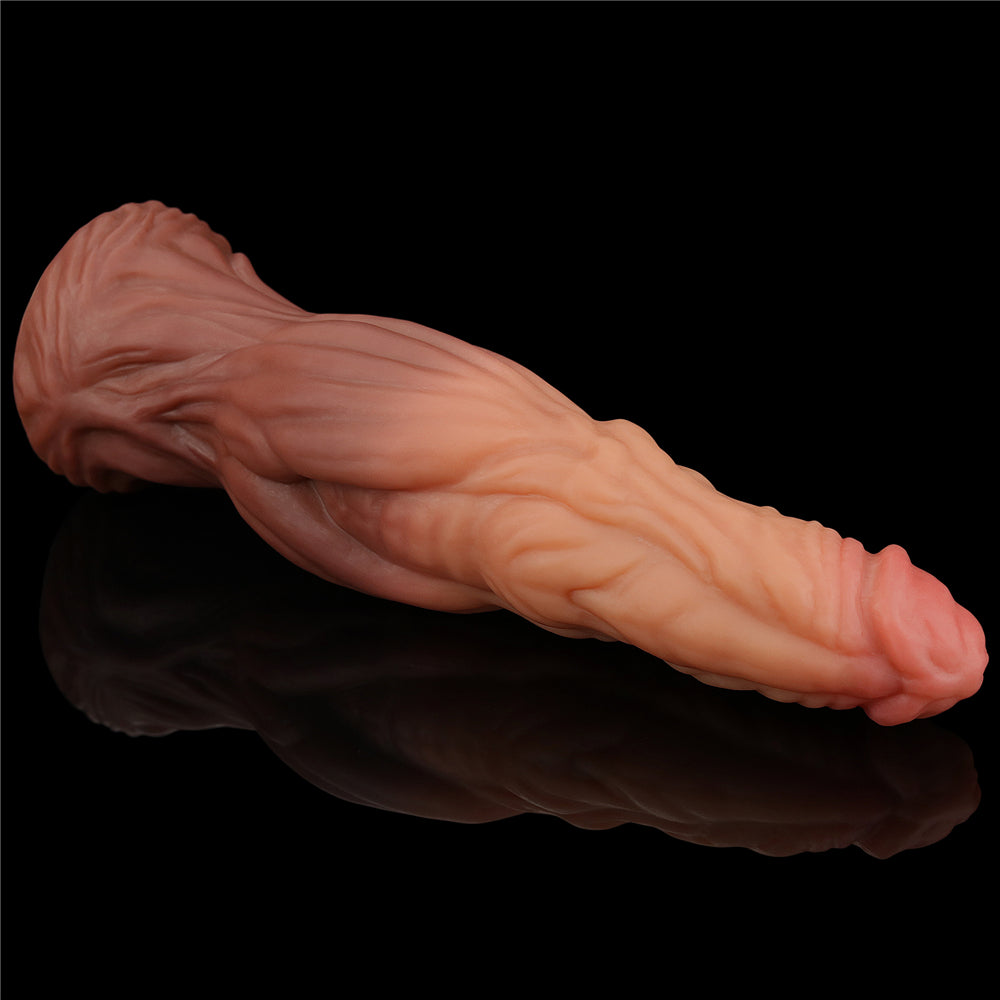 Lovetoy 9.5'' Dual layered Liquid Silicone Nature Cock