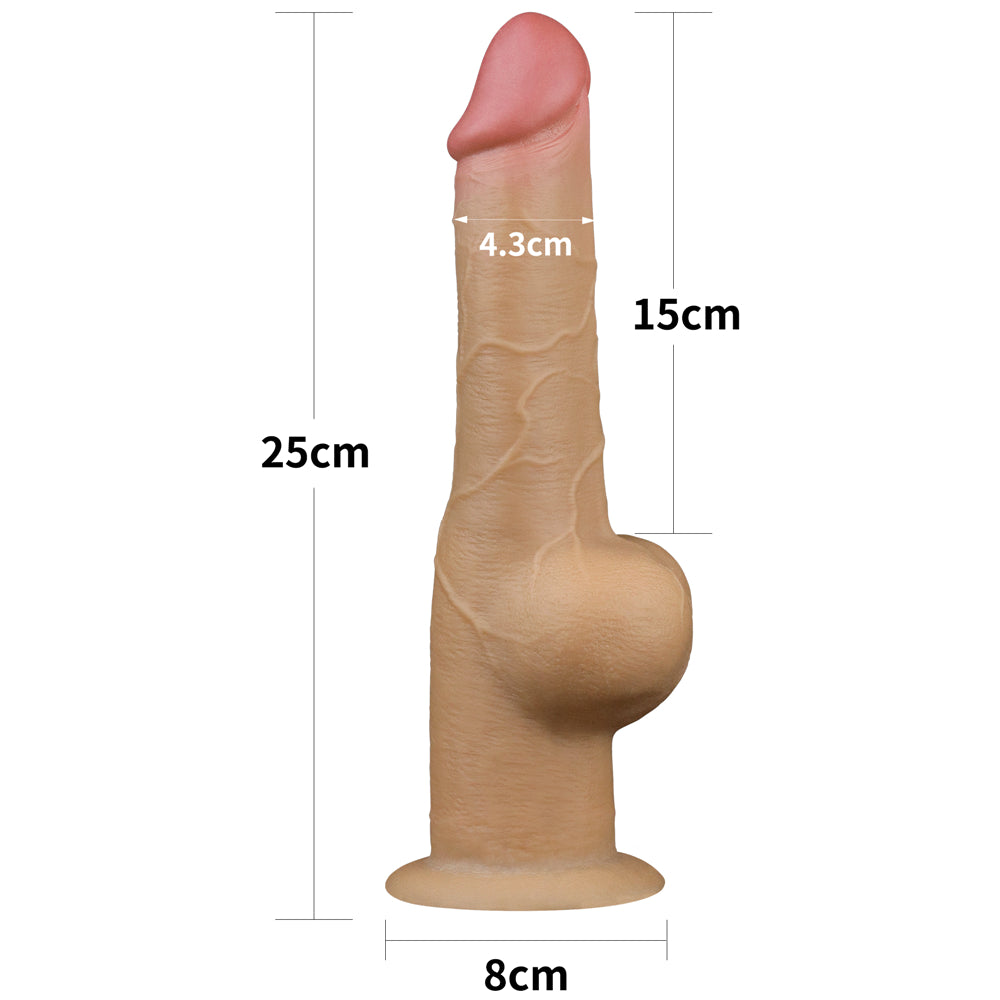 Lovetoy 9.5" Dual Layered Handle Cock