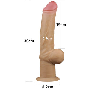 Lovetoy 12" Dual Layered Handle Cock
