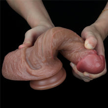 Load image into Gallery viewer, Lovetoy 7.5&#39;&#39; Dual layered Platinum Silicone Cock