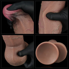 Load image into Gallery viewer, Lovetoy 9.5&quot; Dual Layered Silicone Cock XXL