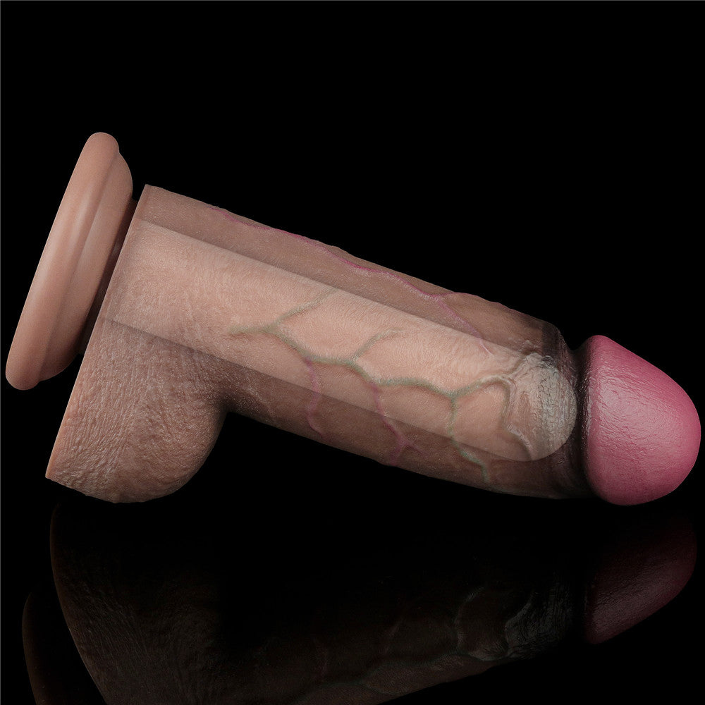 Lovetoy 9.5" Dual Layered Silicone Cock XXL