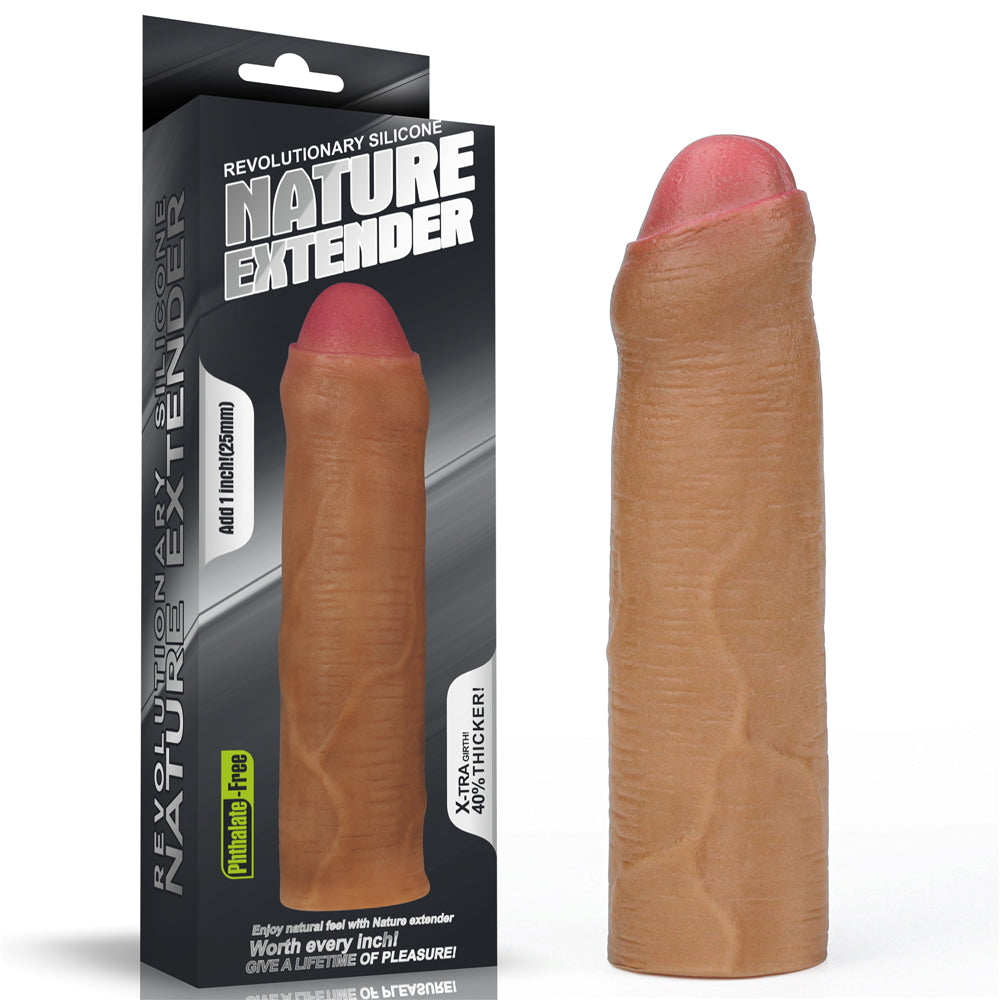 Lovetoy Add 1" Revolutionary Silicone Nature Extender Uncircumcised