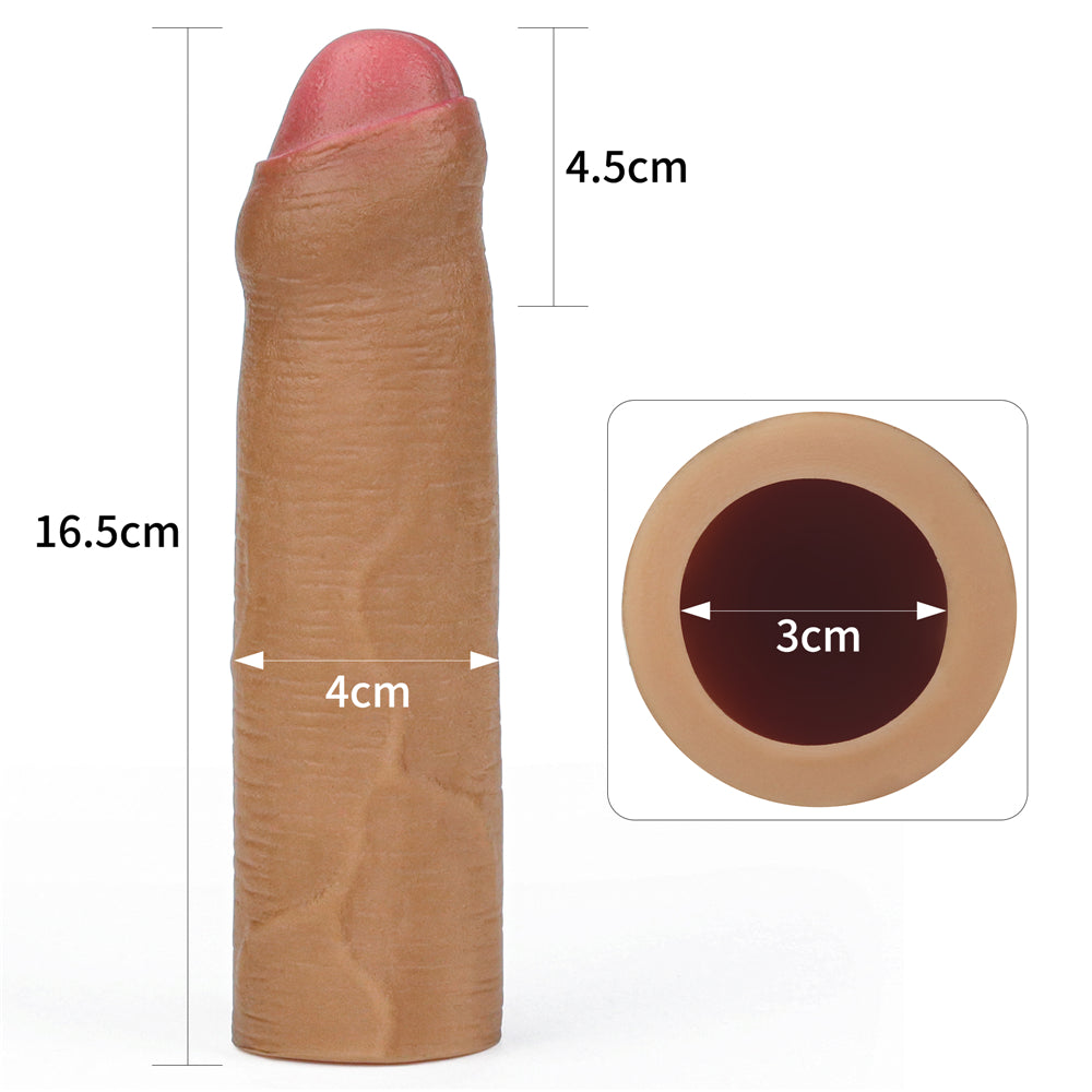 Lovetoy Add 1" Revolutionary Silicone Nature Extender Uncircumcised