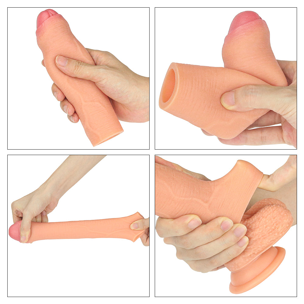 Lovetoy Add 1" Revolutionary Silicone Nature Extender Uncircumcised