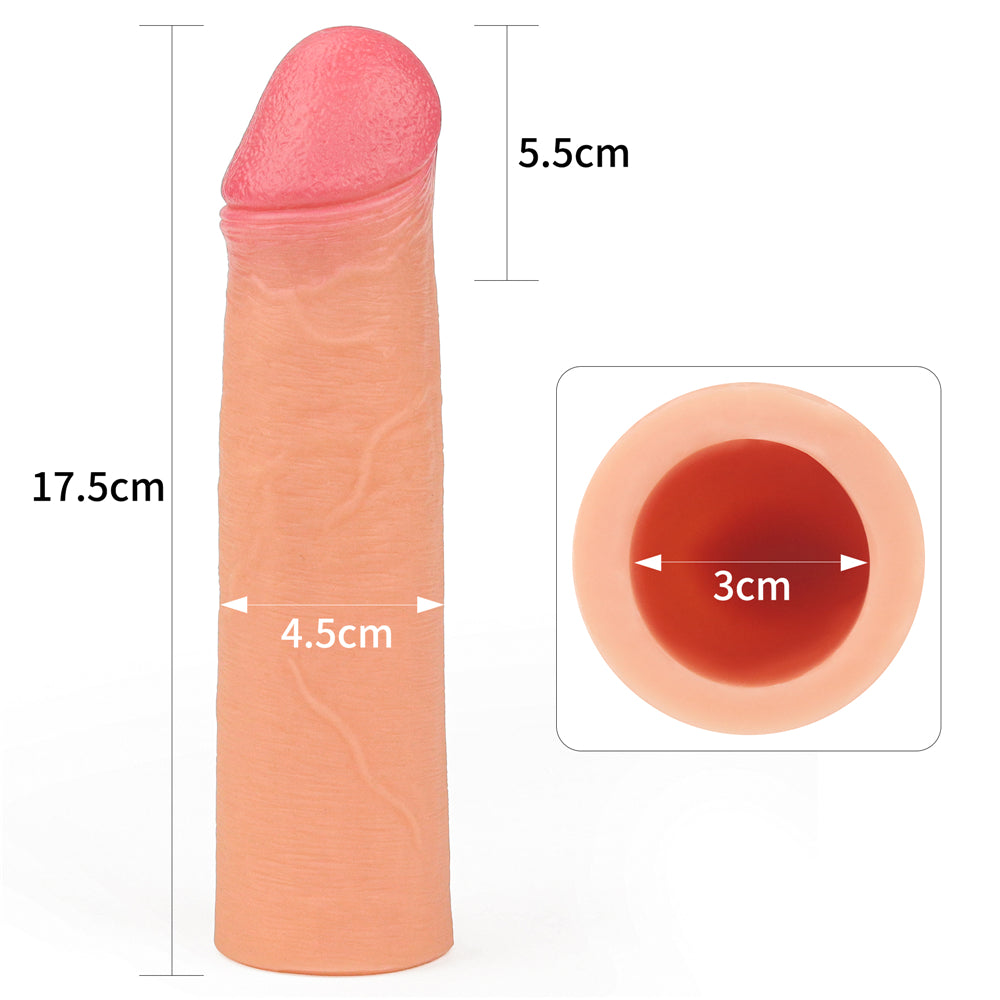 Lovetoy Add 2" Revolutionary Silicone Nature Extender