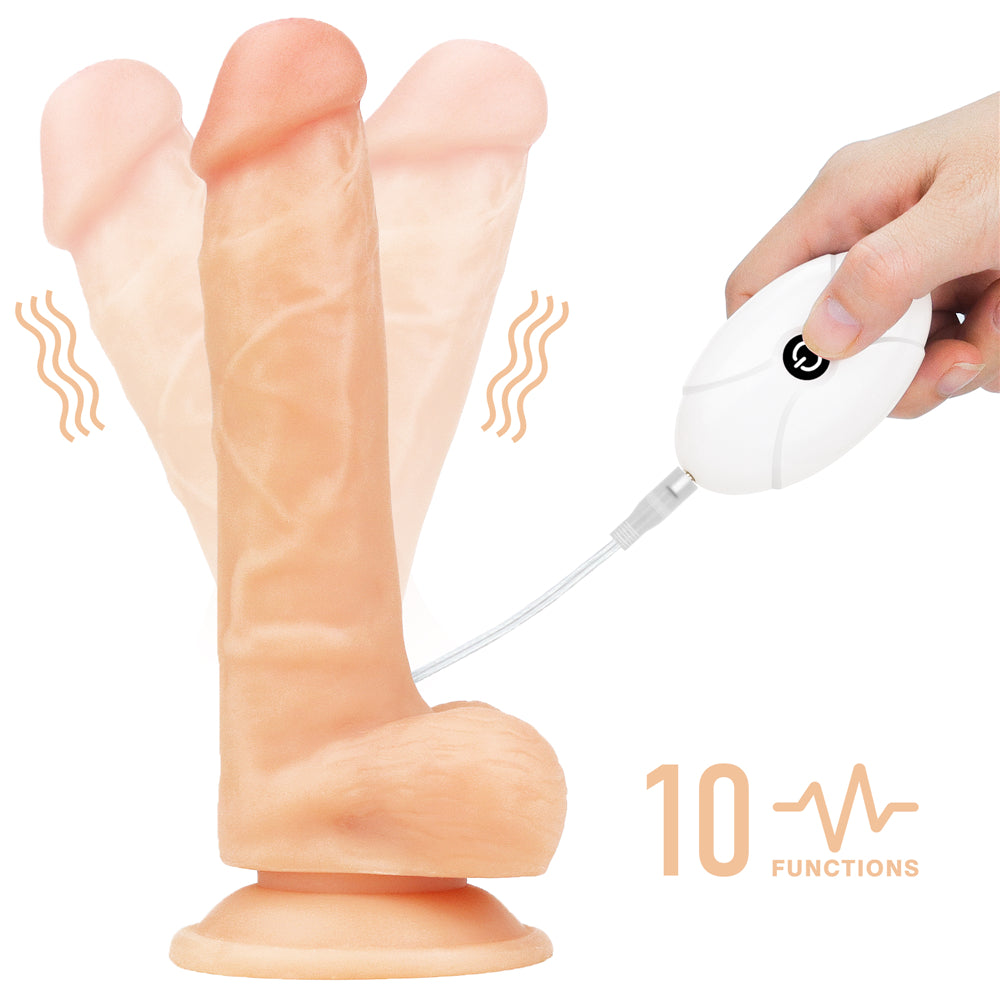 Lovetoy Vibrating Easy Strapon Set 7.5"