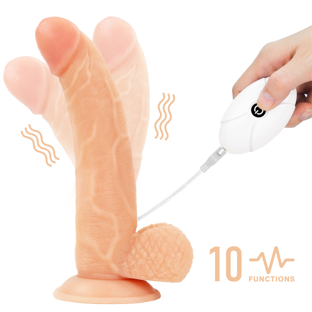 Lovetoy Vibrating Easy Strapon Set 8.5"