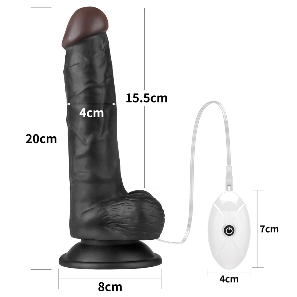 Lovetoy Vibrating Easy Strapon Set 7.5"