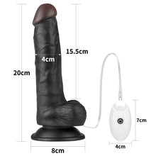Load image into Gallery viewer, Lovetoy Vibrating Easy Strapon Set 7.5&quot;