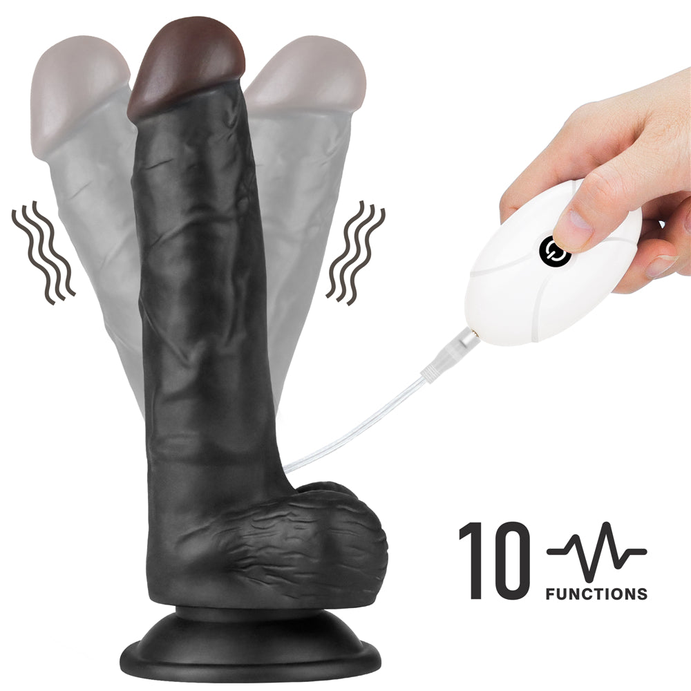 Lovetoy Vibrating Easy Strapon Set 7.5"