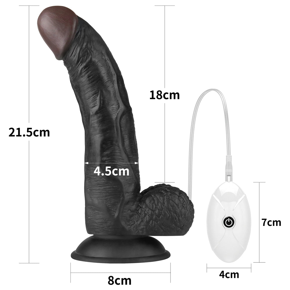 Lovetoy Vibrating Easy Strapon Set 8.5"