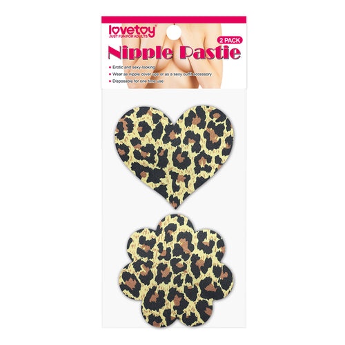 Lovetoy Leopard Sexy Nipple Pasties (2 Pack)