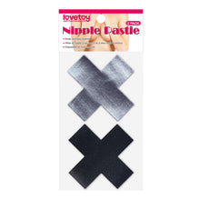 Load image into Gallery viewer, Lovetoy Cross Pattern Nipple Pasties (2 Pack)
