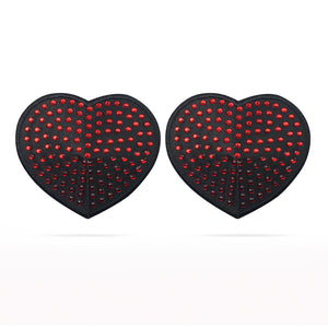 Lovetoy Reusable Red Diamond Heart Nipple Pasties