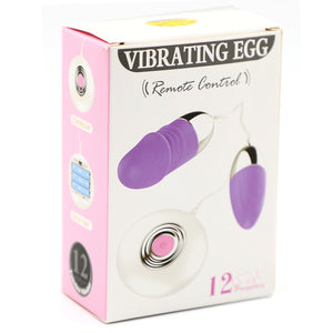 Double Vibrating Eggs with Penis Shape Vibrator, 12 Speed