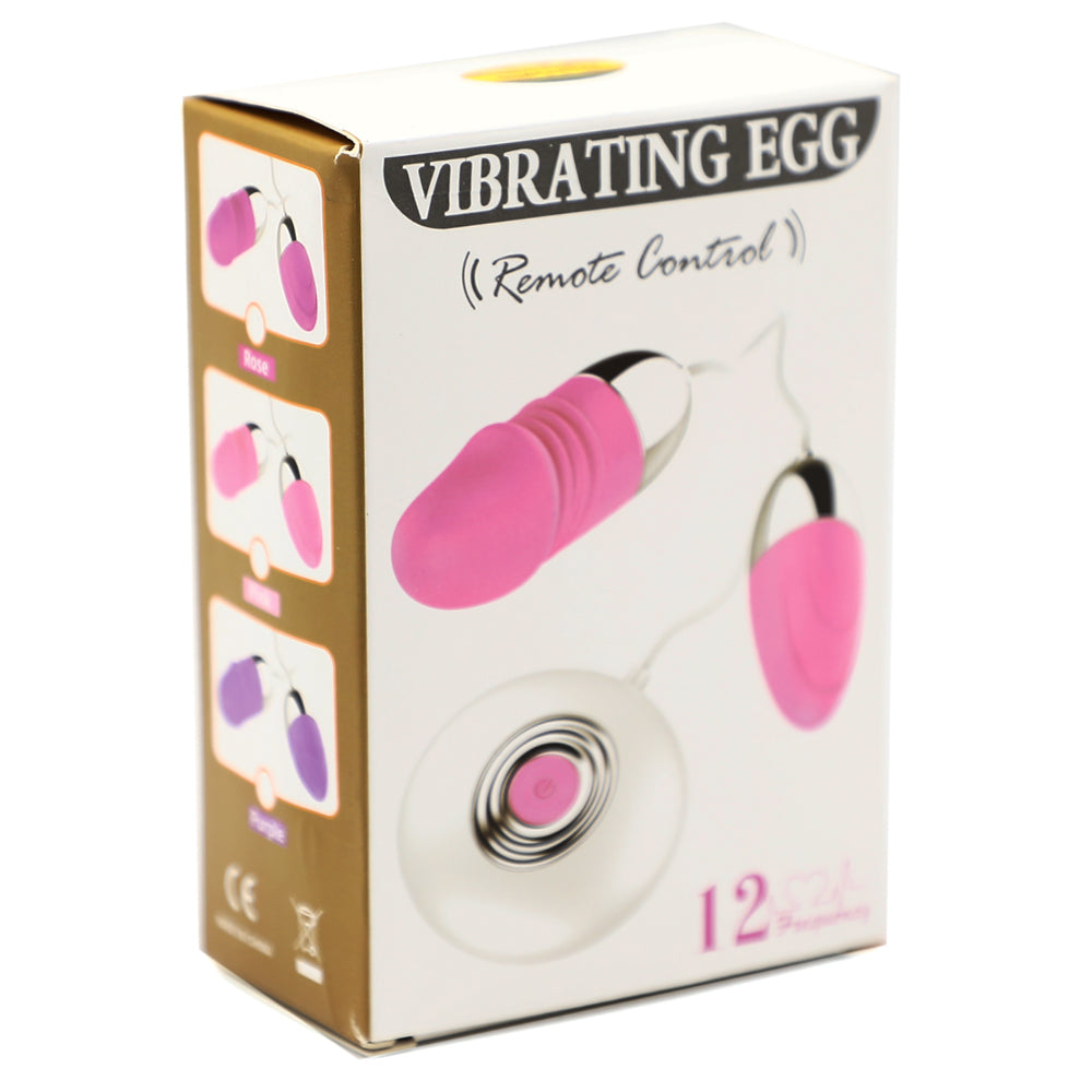 Double Vibrating Eggs with Penis Shape Vibrator, 12 Speed