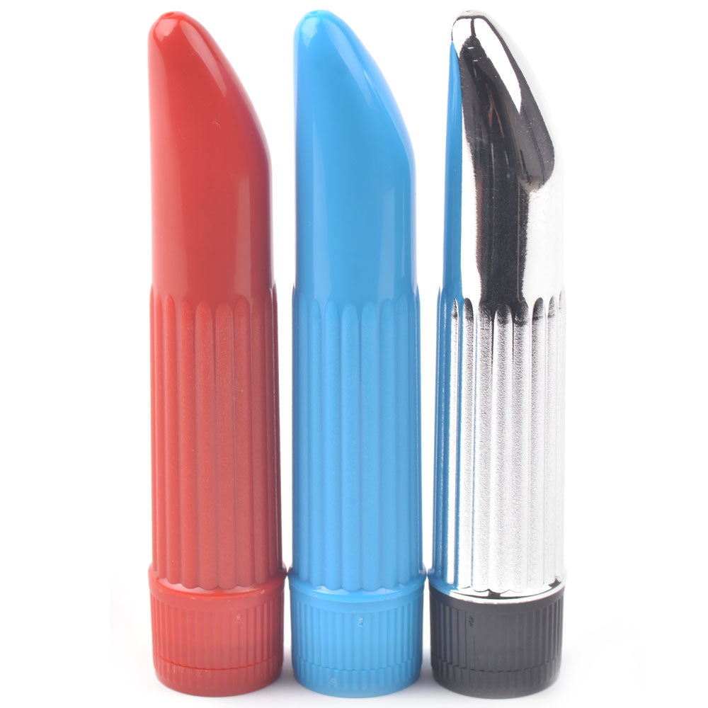 Curved Tip Mini Bullet Vibrator, 5.5 inch