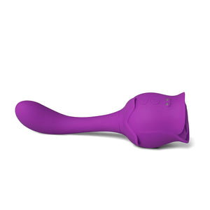 2 in 1 Rose Suction Vibrator, 10 Function