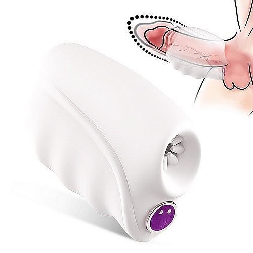 Mini Rechargeable Vibrating Male Masturbator, 10 Function