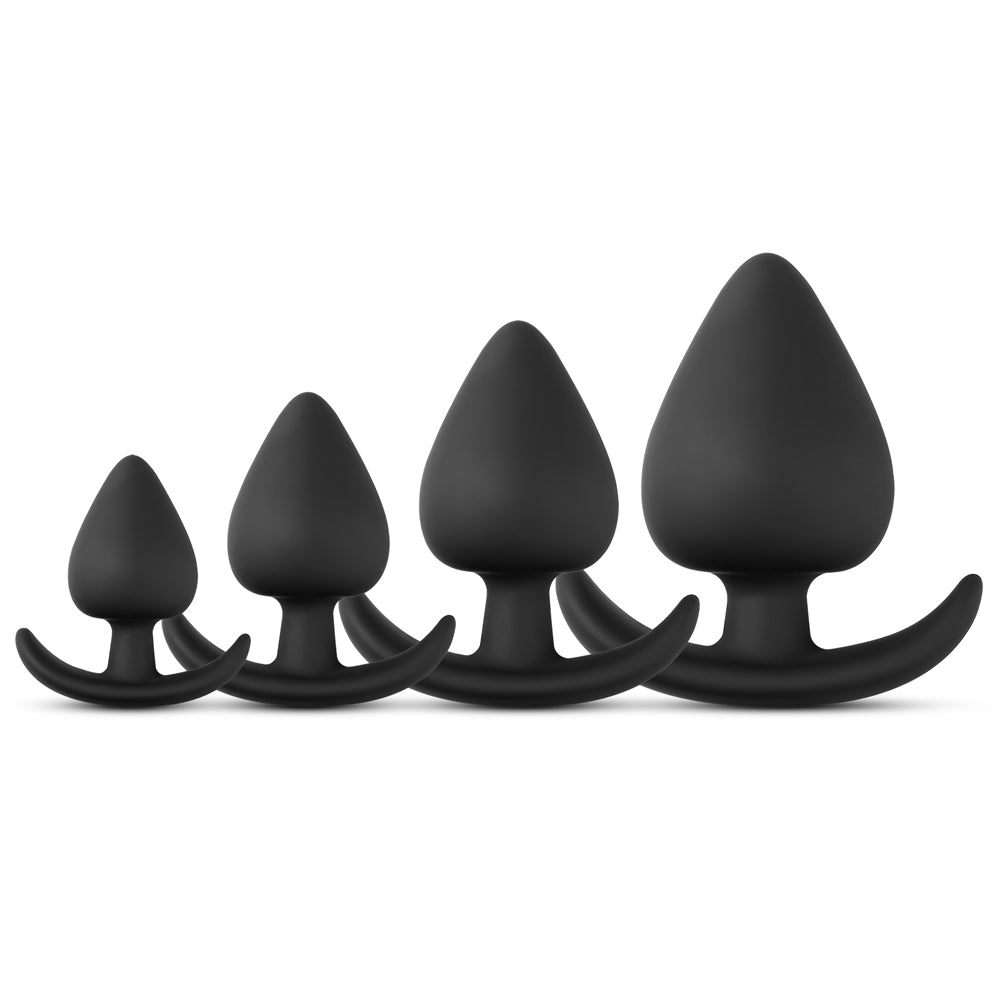 Fat Silicone Butt Plug Set (4 pcs)