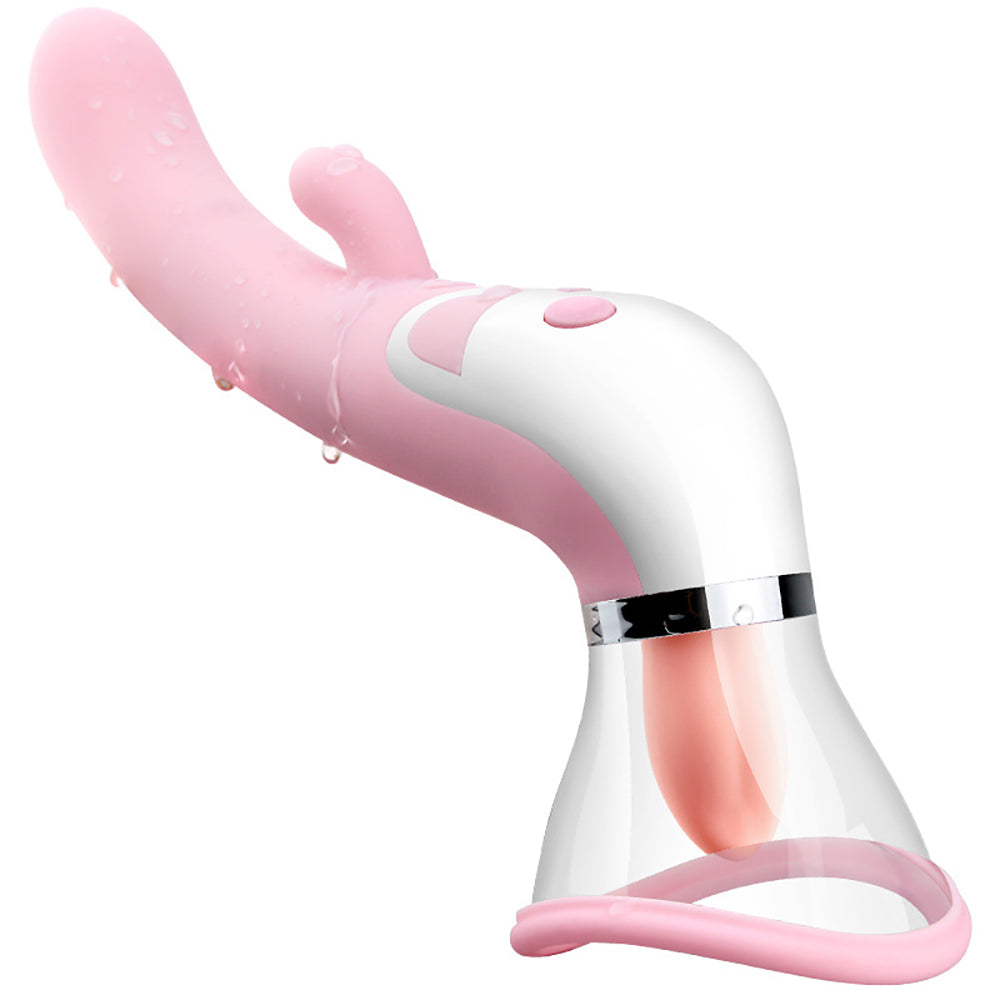 Rechargeable Tongue & Suction Vibrator, 12 Speed