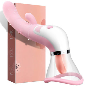 Rechargeable Tongue & Suction Vibrator, 12 Speed