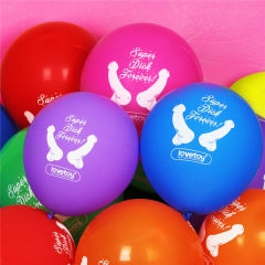 Lovetoy Super Dick Forever Bachelorette Balloons (Pack of 7)