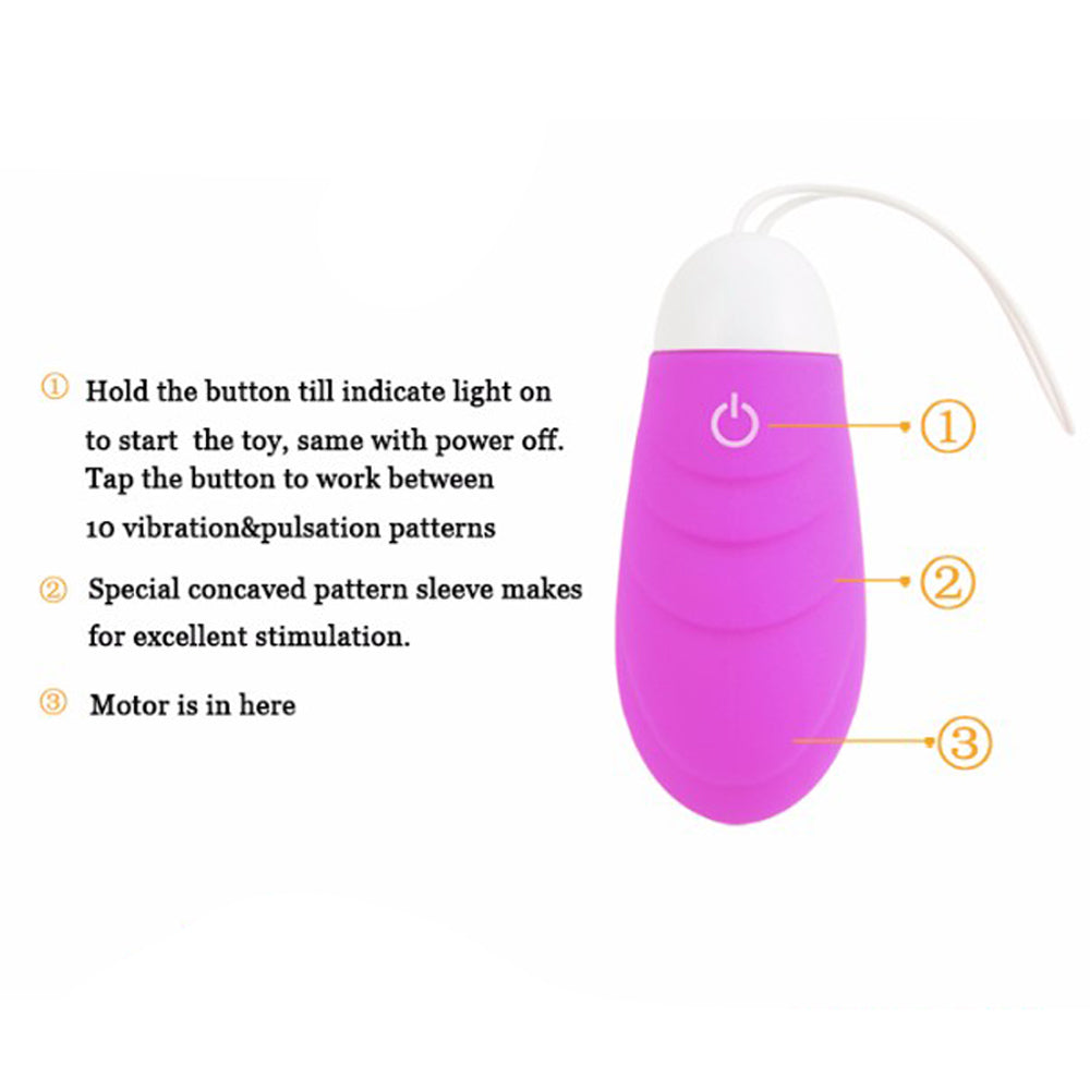 App Controlled Rechargeable Love Egg Vibrator (IOS)