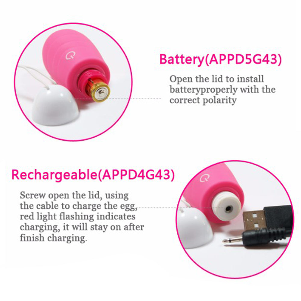 App Controlled Rechargeable Love Egg Vibrator (IOS)