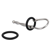 Load image into Gallery viewer, Stainless Steel Penis Plug with Silicone Rings Style B