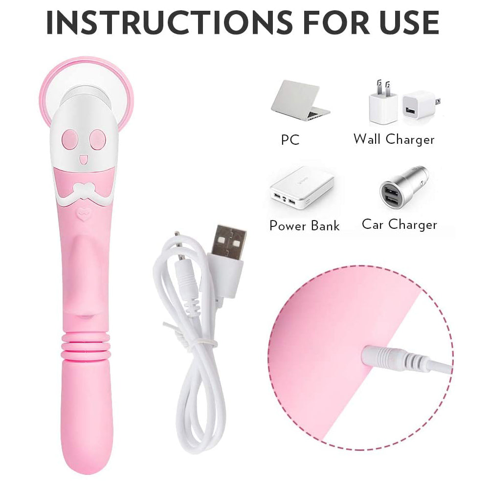 Rechargeable Tongue & Suction Vibrator II, 12 Speed