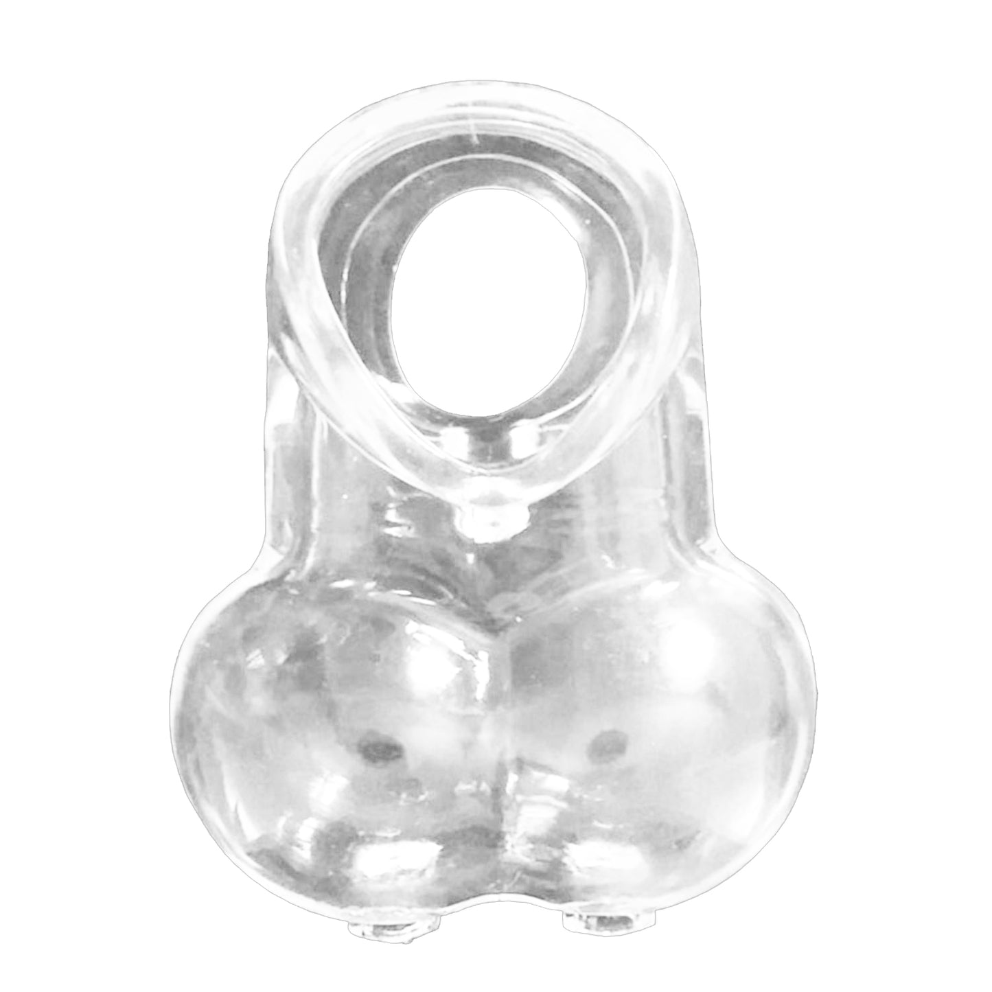 Scrotum Squeeze Ball Bag with Cock Ring