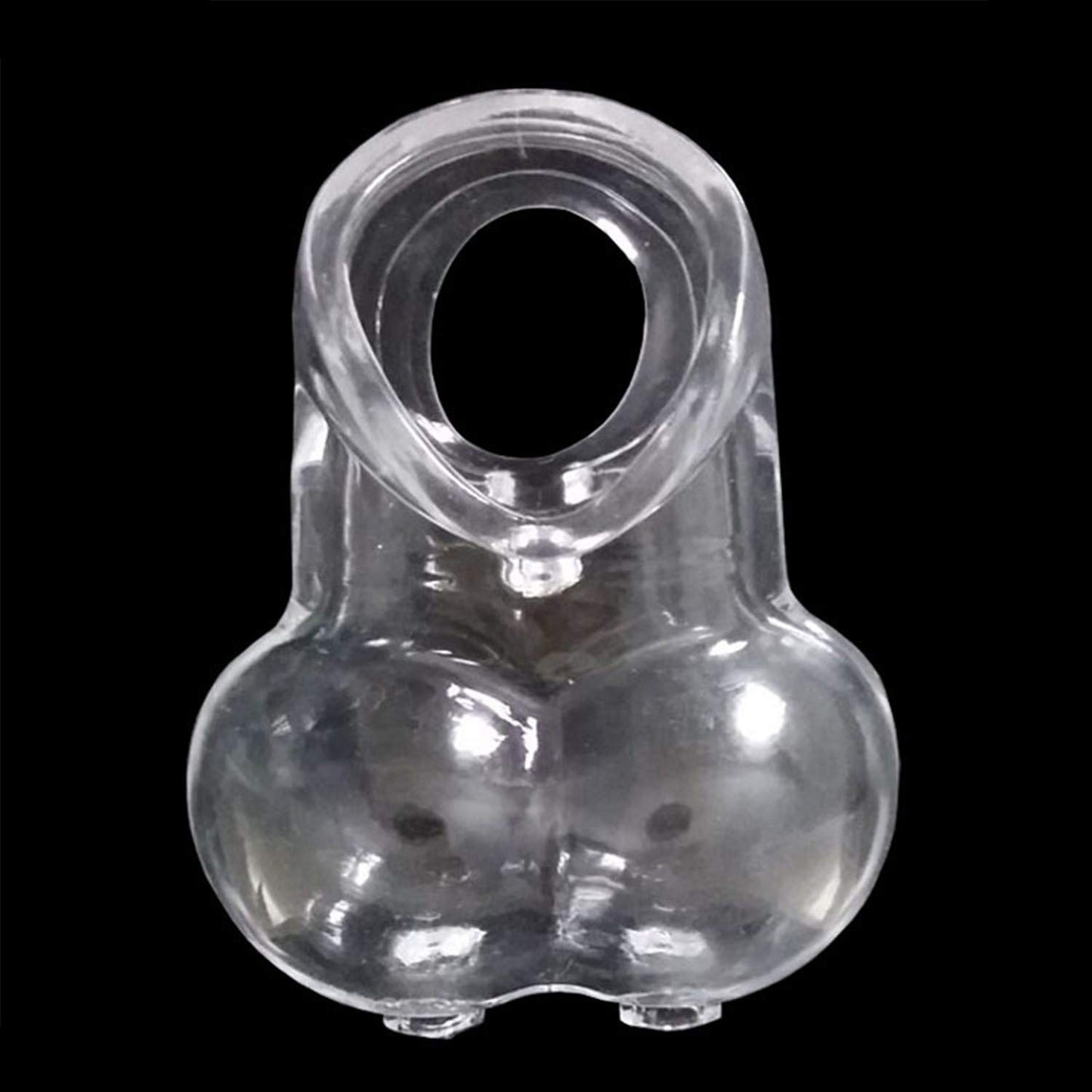 Scrotum Squeeze Ball Bag with Cock Ring