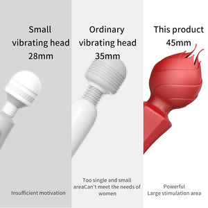 1.5" Vibrating Ball Head Wand Vibrator