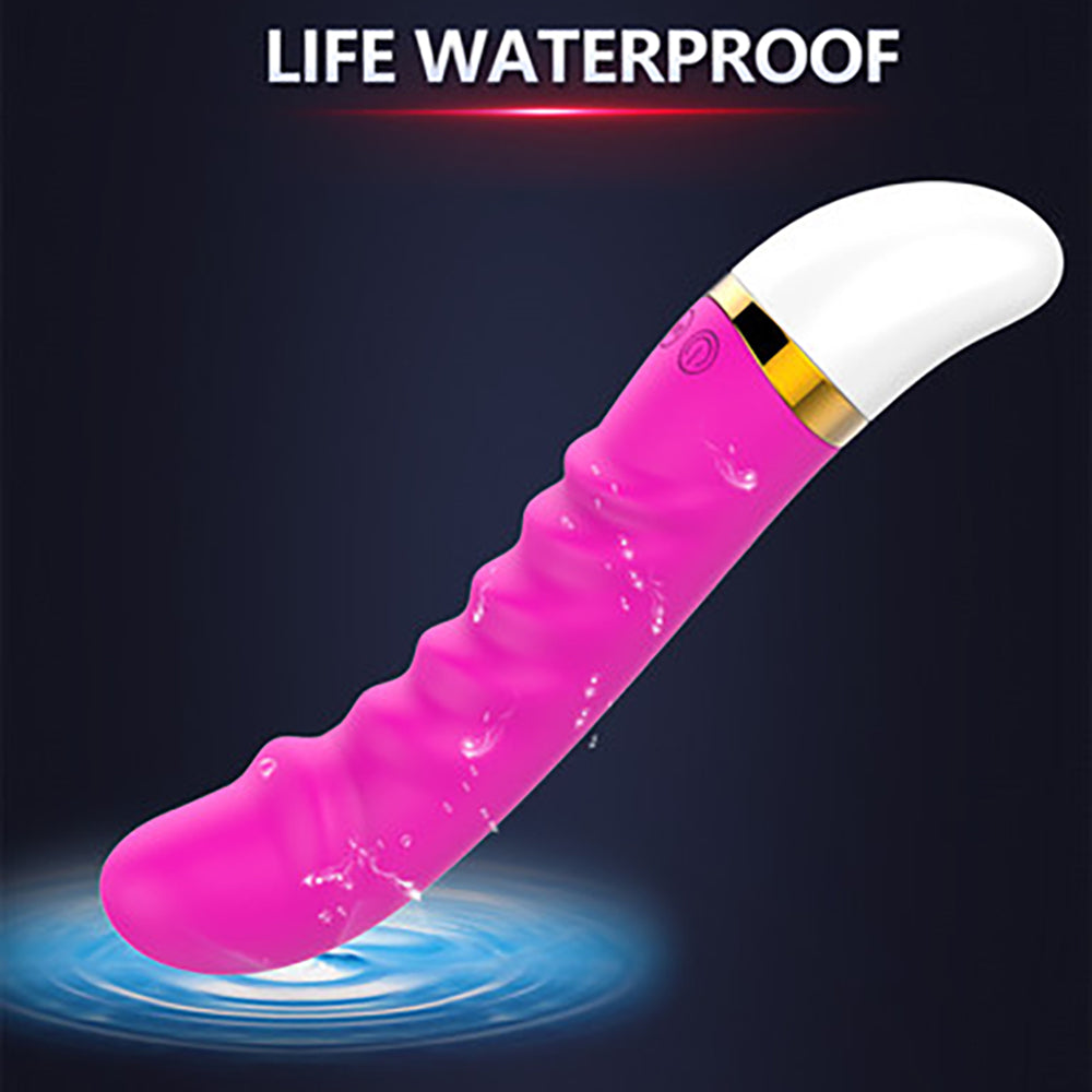 G-Spot Bass Vibration Dildo Vibrator, USB Rechargeable, 12 Function