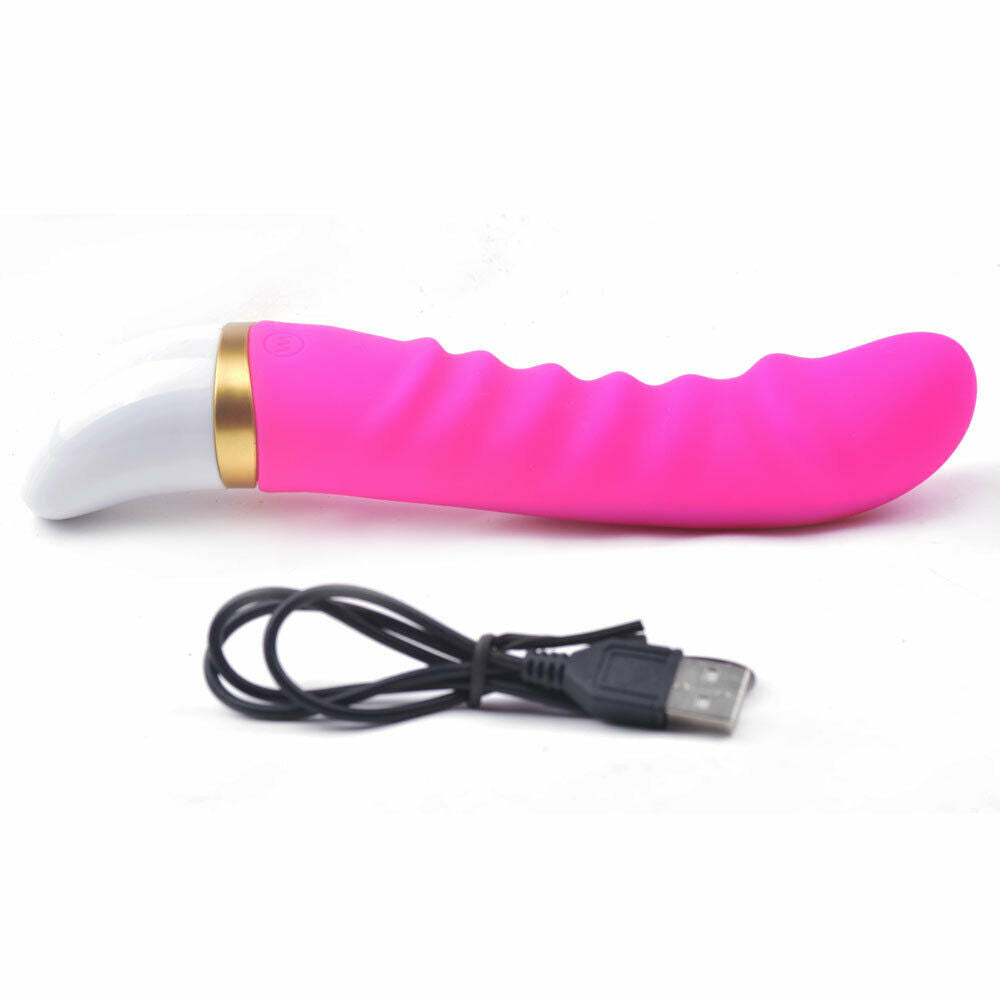 G-Spot Bass Vibration Dildo Vibrator, USB Rechargeable, 12 Function