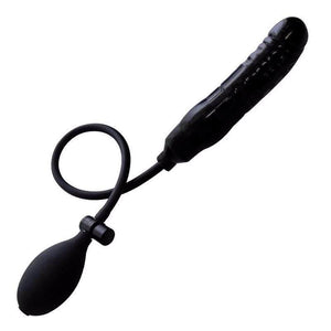 Inflatable Pump and Play Dildo, 5.5 inch