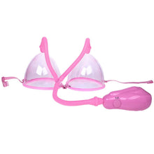 Load image into Gallery viewer, Twin Cup Breast Enlarger Pump with Electric Grip