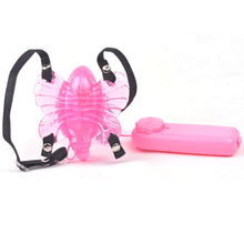 Load image into Gallery viewer, Mini Butterfly Strap On Vibrator with Dildo 6 inch