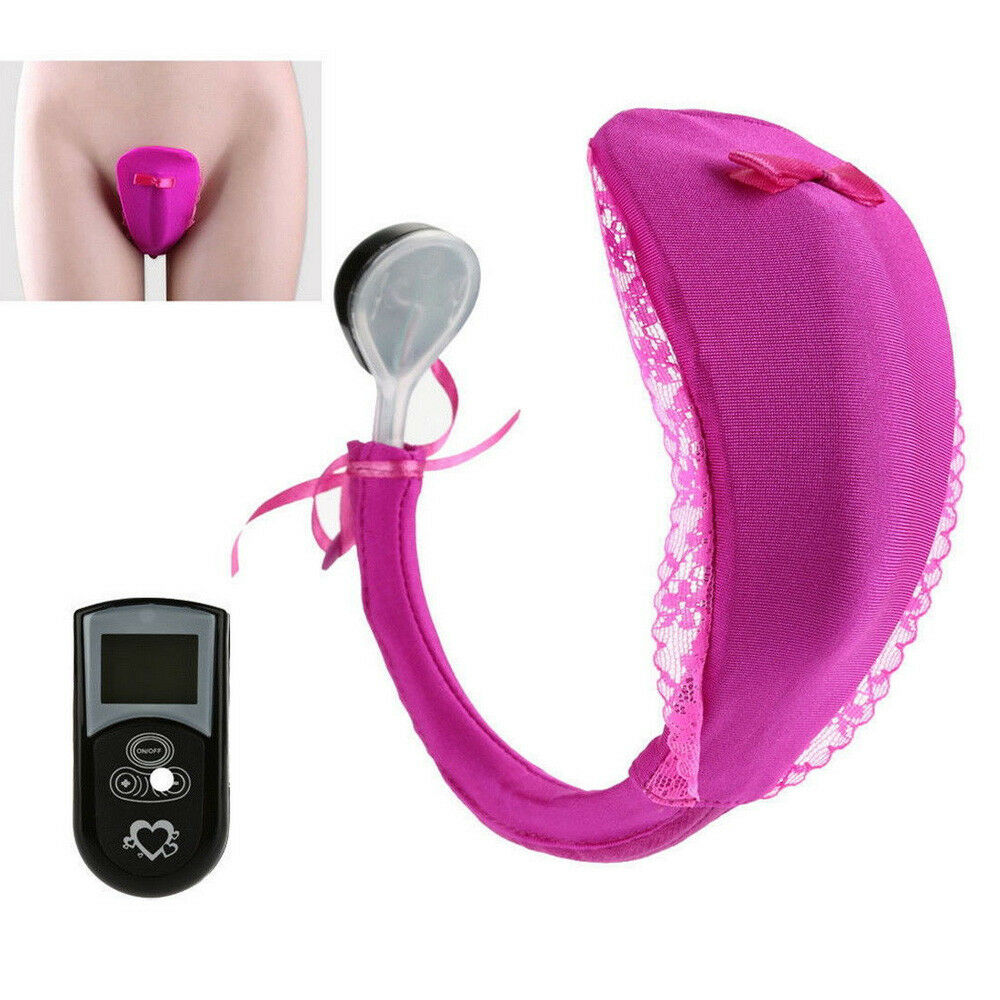 C-String Thong Wearable Panty Vibrator with Remote Control, 10 Function