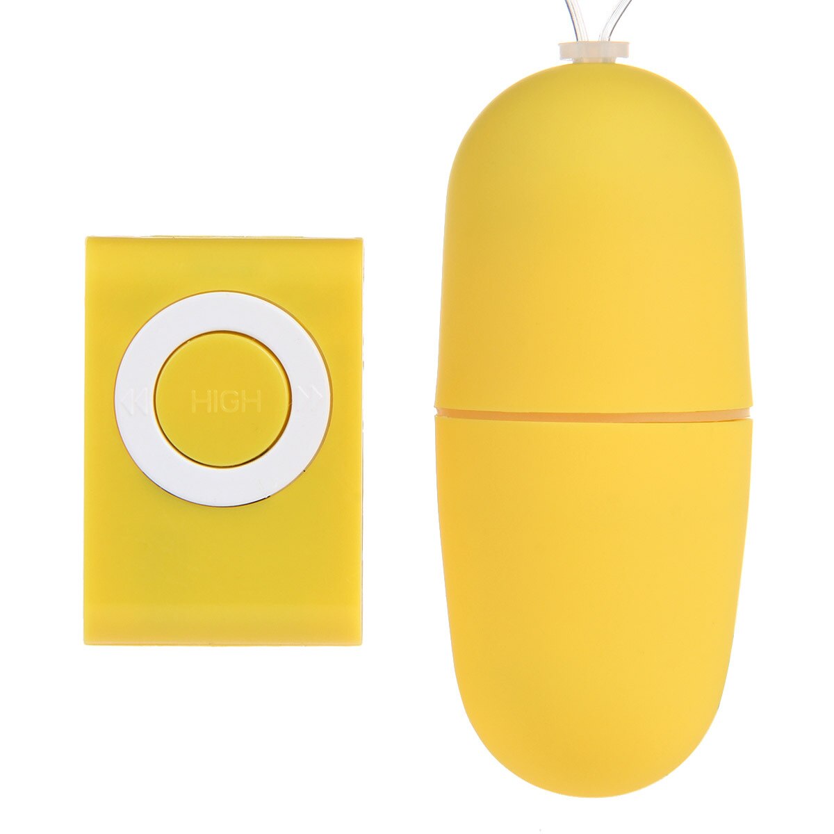 MP3 Shape Mini Bullet Egg Vibrator with Wireless Remote Control, 20 Mode