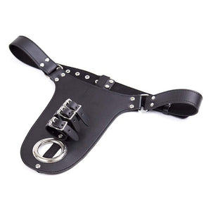 Chastity Harness with 3 Penis Straps