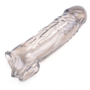 Clear Black 1 1/4 Inch Penis Extender