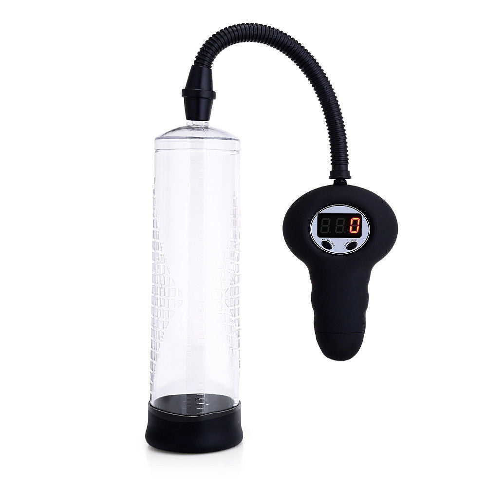 Beginner's Digital Display Grip Penis Pump