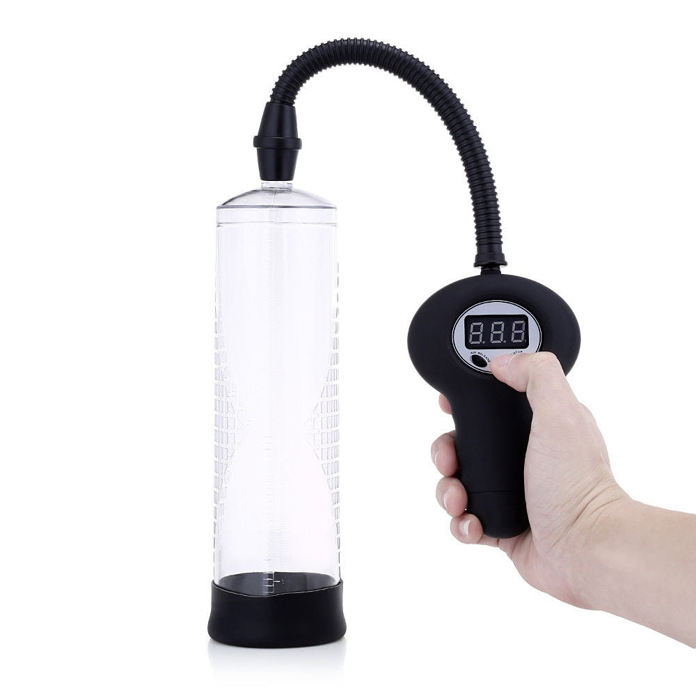 Beginner's Digital Display Grip Penis Pump