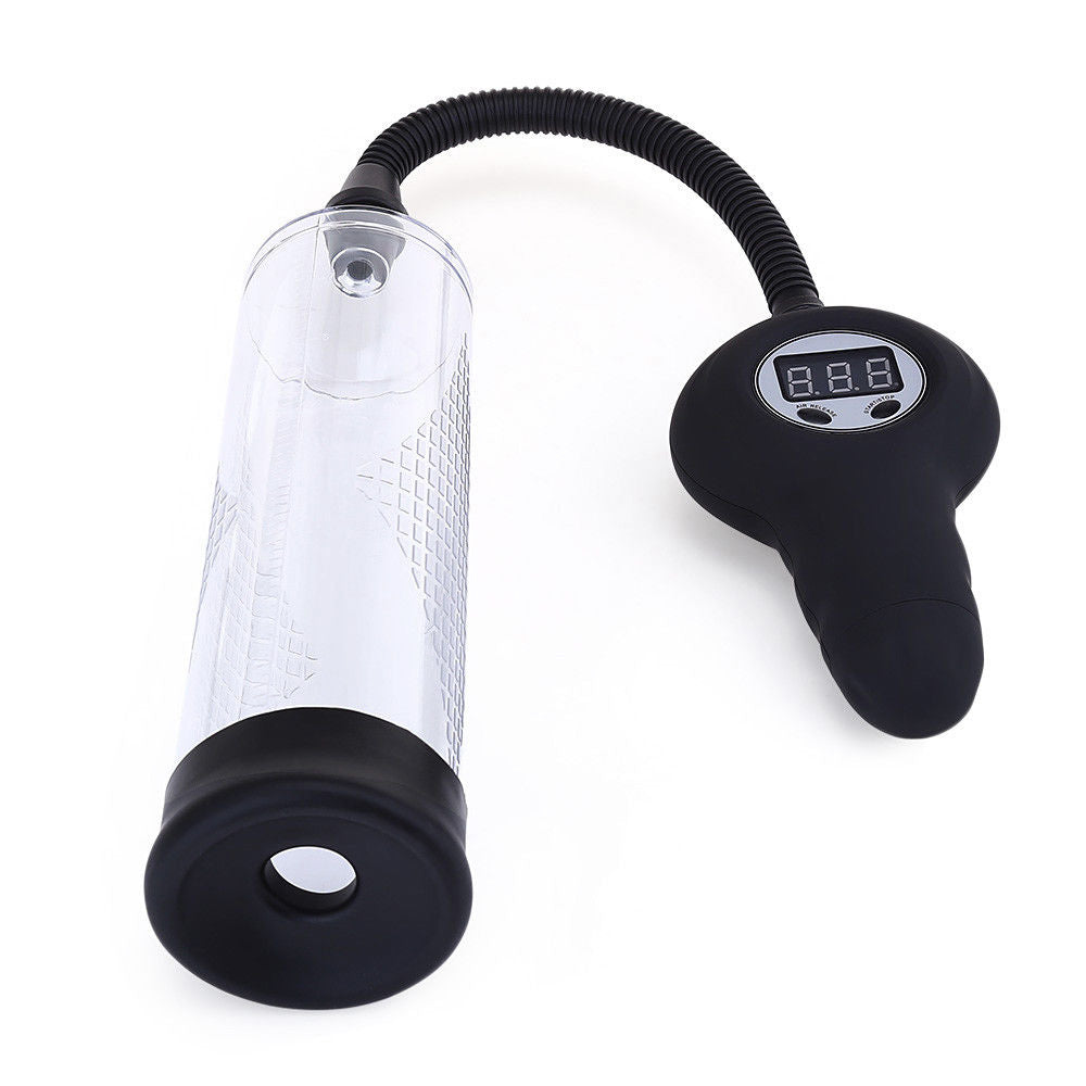 Beginner's Digital Display Grip Penis Pump