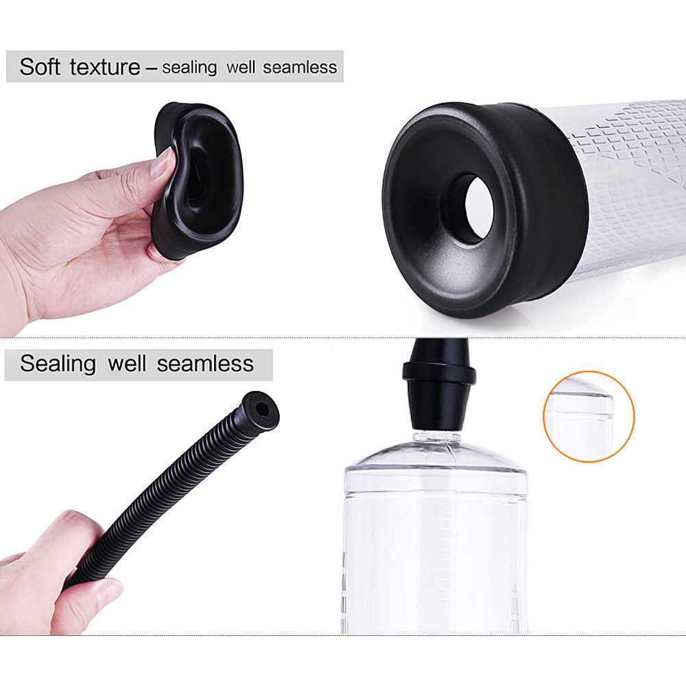 Beginner's Digital Display Grip Penis Pump